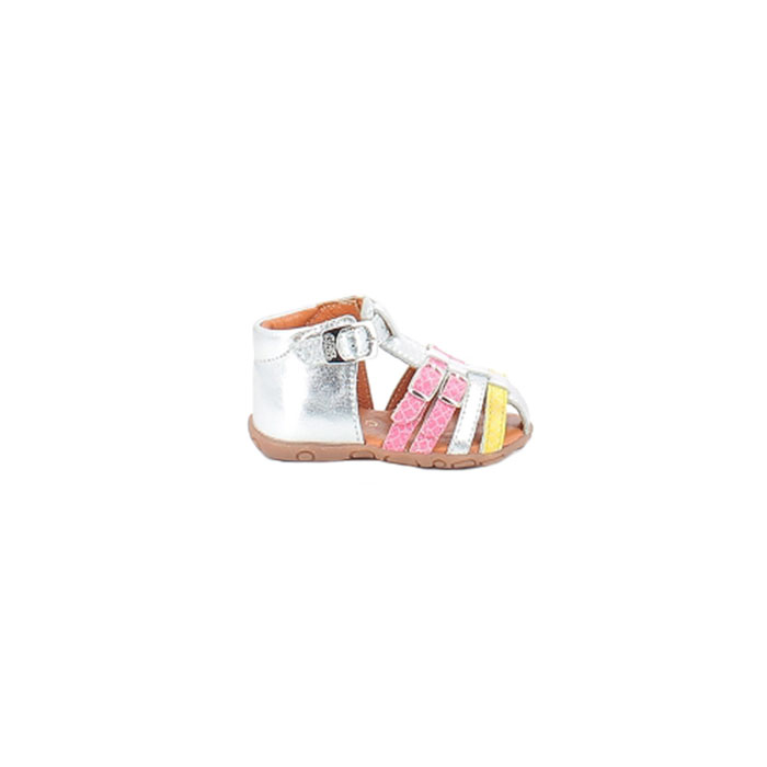IVAN RIVIERA:CUIR LISSE/ARGENT/BOUCLE