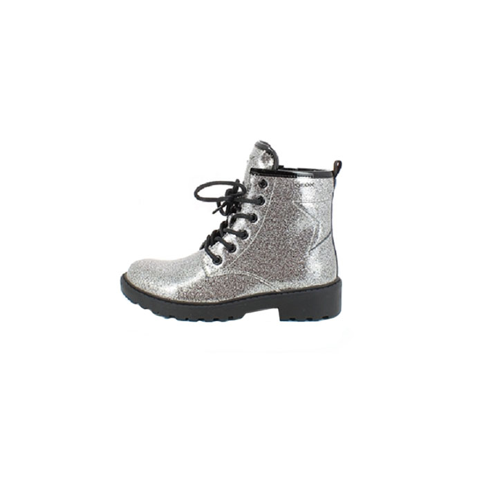 J1524A J9420G:VERNIS/ARGENT/LACET ZIP