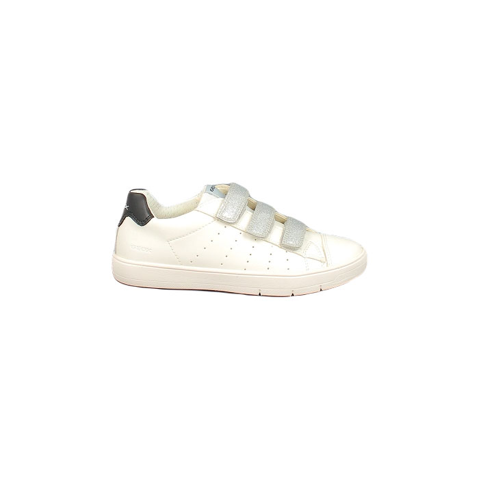 D8669 J15DWB:CUIR LISSE/BLANC/SCRATCH