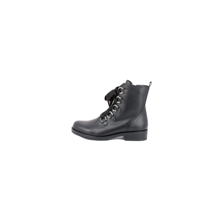 TESS 71.790.27:CUIR LISSE/NOIR/LACET ZIP