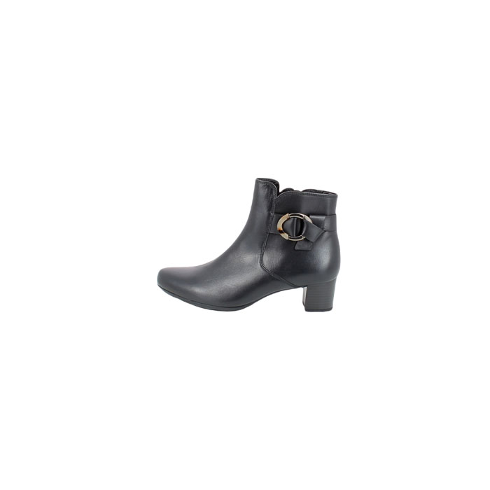 12-44135-76 72.824.58:CUIR LISSE/NOIR/ZIP