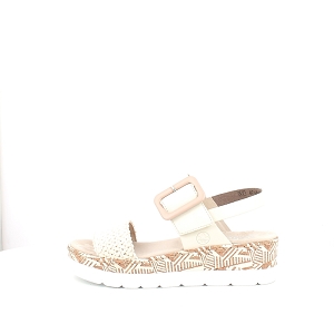 RIEKER V3950.61<br>CUIR LISSE ECRU SCRATCH