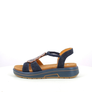 GABRIEL 7073B820 1220206.02:CUIR VELOURS/MARINE/ELASTIQUE