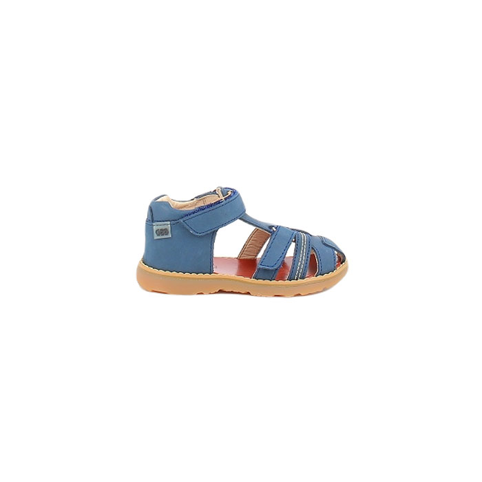 FANA SEVILLOU:CUIR LISSE/MARINE/SCRATCH