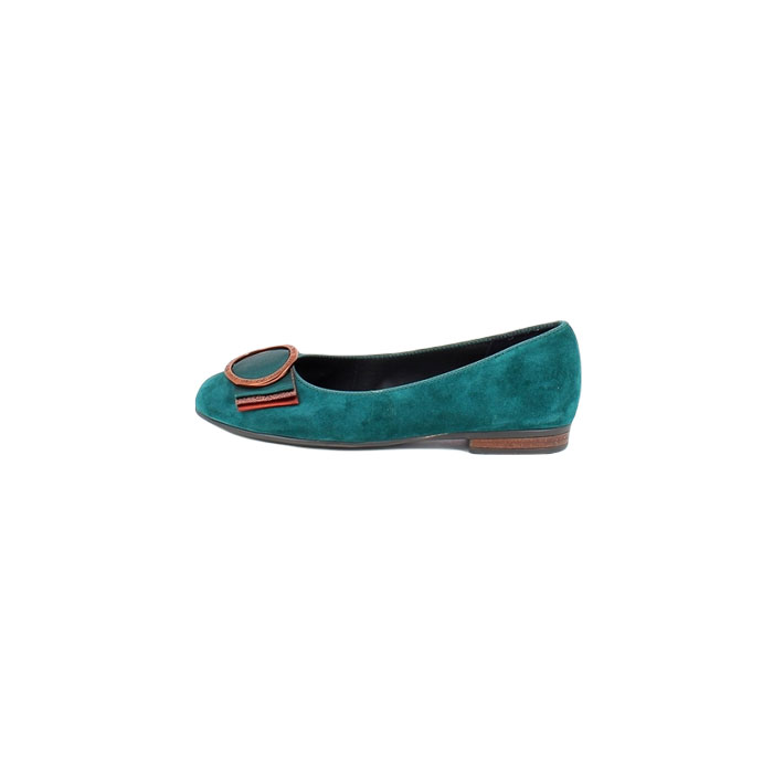 JOMINOU 1241309.11:CUIR VELOURS/VERT/