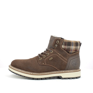  F3812.27<br>NUBUCK MARRON LACET ZIP