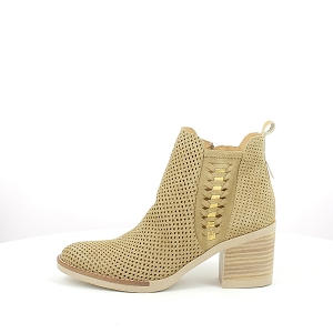  HAKIM<br>CUIR VELOURS TAUPE ZIP