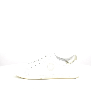 Pataugas basket jayo blanc cuir lisse blanc lacet femme Remy Chausseur