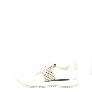  1224901.04<br>CUIR LISSE BLANC LACET ZIP