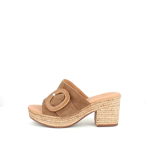  NOEMIE<br>CUIR VELOURS TAUPE 