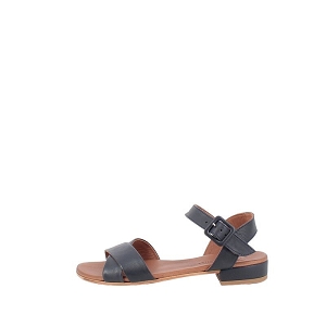  COLETTE<br>CUIR LISSE MARINE BOUCLE