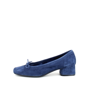  KYRIEL<br>CUIR VELOURS MARINE 