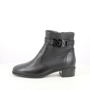 KARINO 1231803.01:CUIR LISSE/NOIR/ZIP