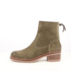  PABLO<br>CUIR VELOURS KAKI ZIP