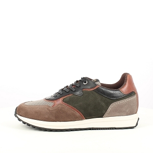 PARMAN<br>CUIR LISSE MARRON LACET