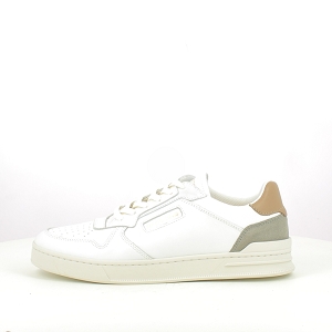 REDSKINS TOSCAN<br>CUIR LISSE BLANC LACET