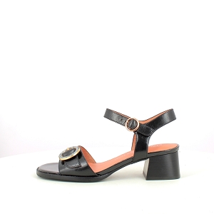 KARSTON ARIEL<br>CUIR LISSE NOIR BOUCLE