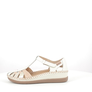 ASLAN B101 W8K.0705C1:CUIR LISSE/ECRU/SCRATCH