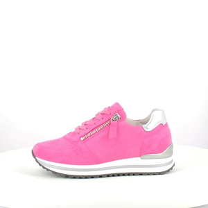  46528.44<br>NUBUCK FUSHIA LACET ZIP