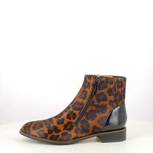 MAMZELLE SODANI<br>CUIR VELOURS PEAU IMPRIMEE ZIP