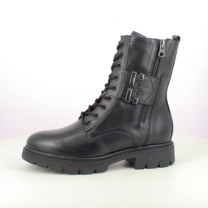 NERO GIARDINI I411862D<br>CUIR LISSE NOIR LACET ZIP