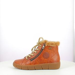 REMONTE D1T72.22<br>TEX COGNAC LACET ZIP