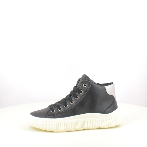 J55MQE J46M3F:CUIR LISSE/NOIR/LACET ZIP