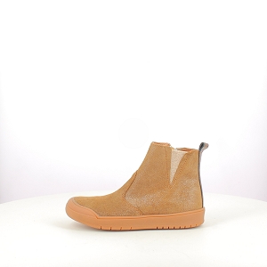 BELLAMY JENI<br>CUIR VELOURS TAUPE ZIP