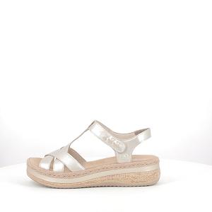 RIEKER V0919.90<br>CUIR LISSE OR ELASTIQUE