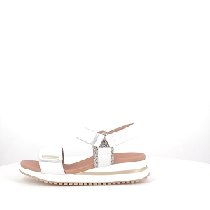  JEANNIE<br>CUIR LISSE BLANC SCRATCH