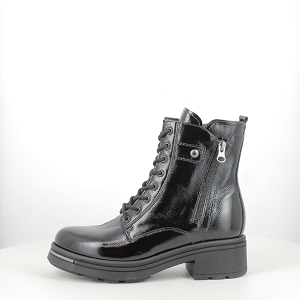 NERO GIARDINI I514869D<br>VERNIS NOIR LACET ZIP