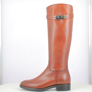  599.09<br>CUIR LISSE MARRON ZIP