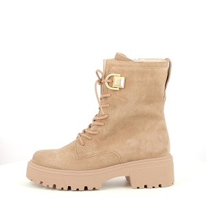 GABOR 71761.14<br>CUIR VELOURS BEIGE LACET ZIP