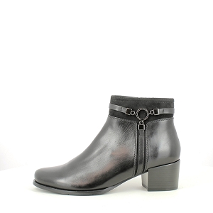  JOLENE 29<br>CUIR LISSE NOIR ZIP