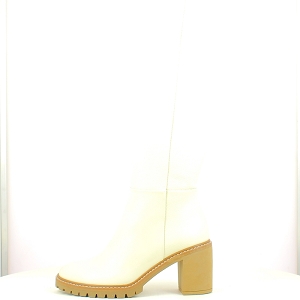  8.03.13<br>CUIR LISSE ECRU ZIP