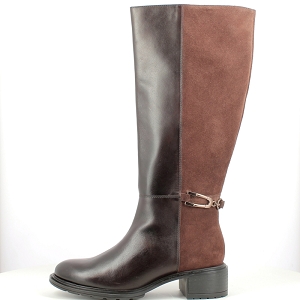  1226102<br>CUIR LISSE MARRON ZIP