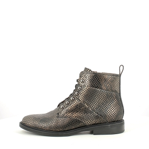  FELUNE<br>CROCO ECAILLE ARGENT LACET ZIP