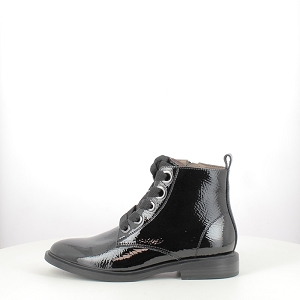  FEUTRE<br>VERNIS NOIR LACET ZIP