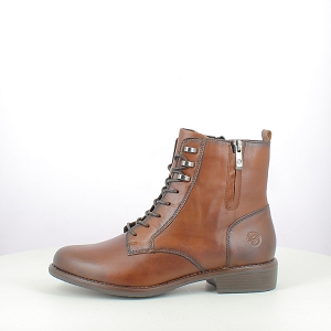  D0F82.22<br>CUIR LISSE COGNAC LACET ZIP