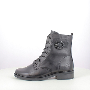 D2W73.00<br>CUIR LISSE NOIR LACET ZIP