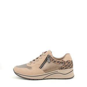  N9503.20<br>CUIR LISSE CAMEL LACET ZIP