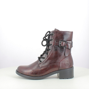  75431.35<br>CUIR LISSE BORDEAUX LACET ZIP