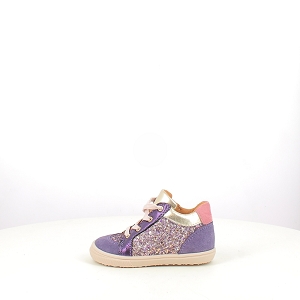  NOEL<br>CUIR VELOURS VIOLET LACET ZIP
