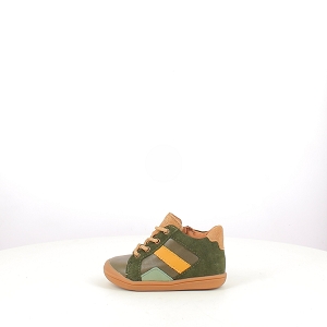  GABIN<br>CUIR LISSE KAKI LACET ZIP