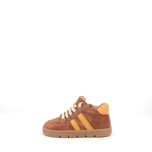  7052B038<br>CUIR VELOURS COGNAC LACET ZIP