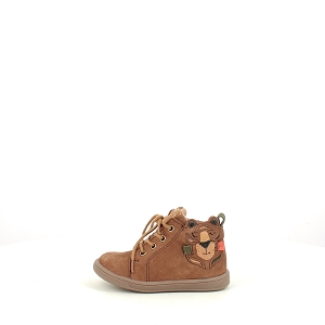  BASILE<br>NUBUCK MARRON LACET ZIP