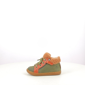  BOUBA ZIP WOOL<br>NUBUCK KAKI LACET ZIP