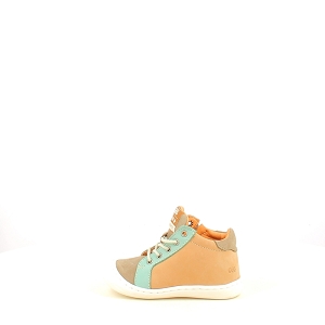  LANINOU<br>CUIR LISSE BEIGE LACET ZIP