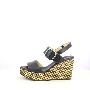 NERO GIARDINI E616022D<br>CUIR LISSE NOIR BOUCLE