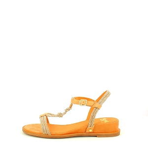 MAMZELLE OKAPI<br>CUIR VELOURS BEIGE BOUCLE